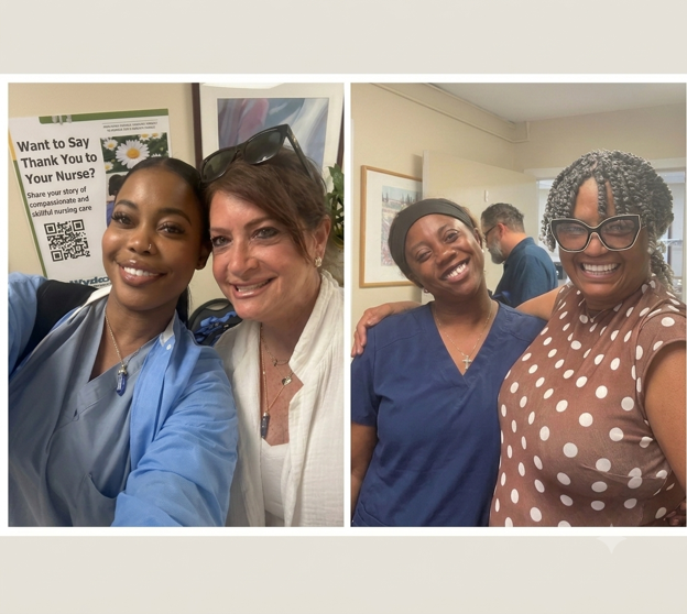 Registered Nurses with Clover Recruiters at Annual Lunch